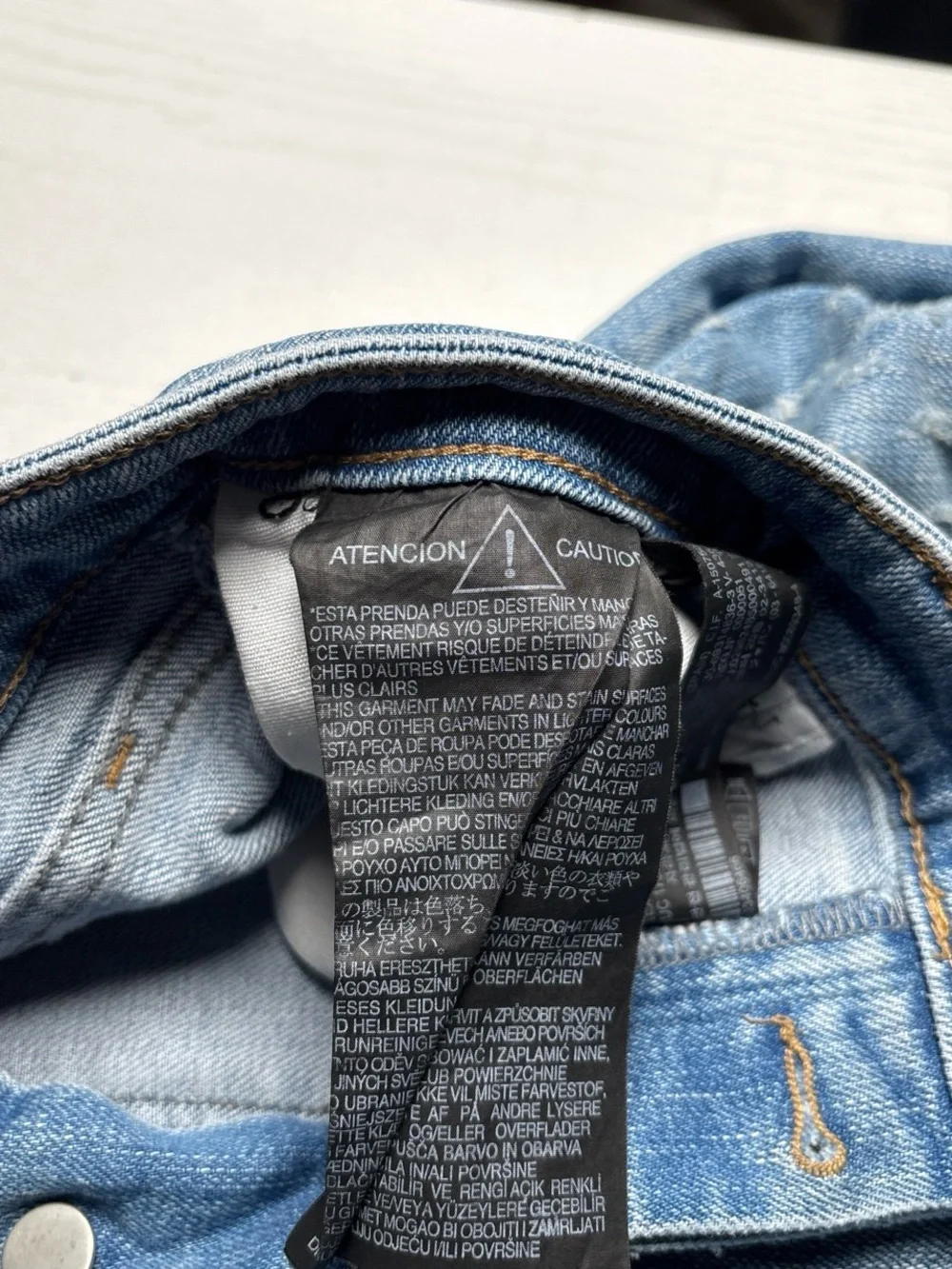 Zara Men's Light Blue Distressed Denim Jeans sz36